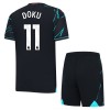 Officiële Voetbalshirt + Korte Broek Manchester City Doku 11 Derde 2023-24 - Kids